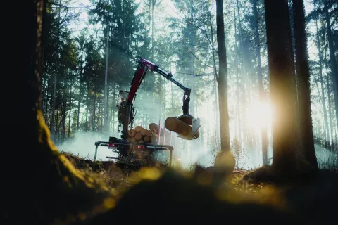 PALFINGER  Grues forestières et de recyclage