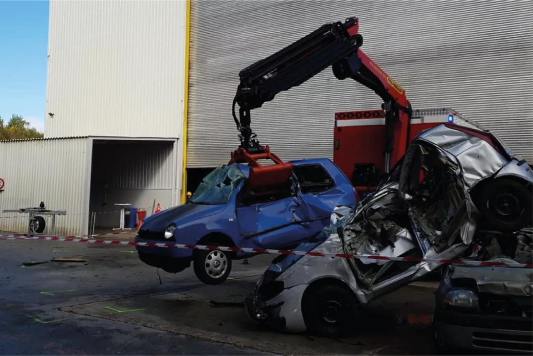 Equipment grapple Recycling